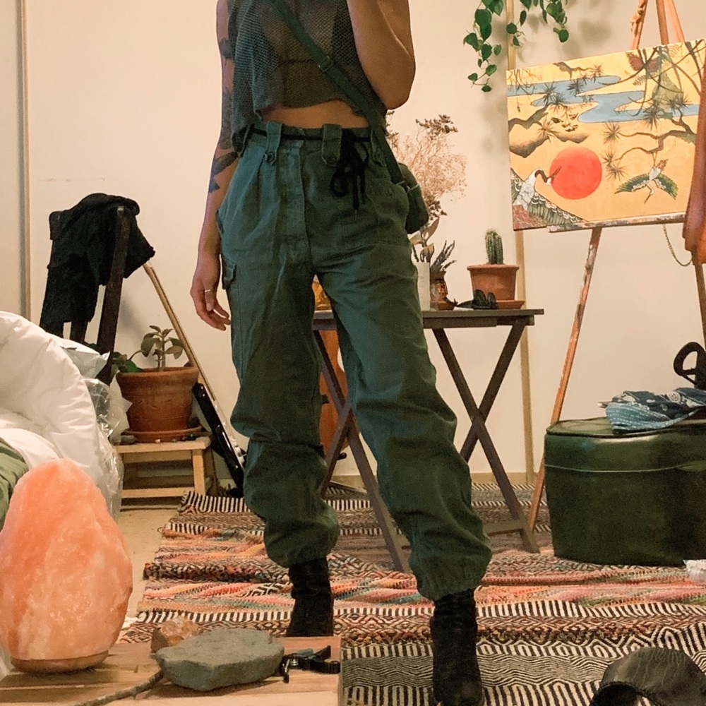 Vintage 70s fatigue pants